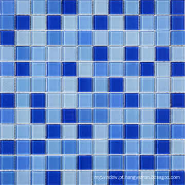 Mosaico de cristal de 4 / 8mm para a piscina